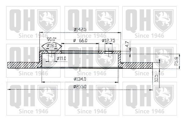 QUINTON HAZELL Jarrulevy BDC4401